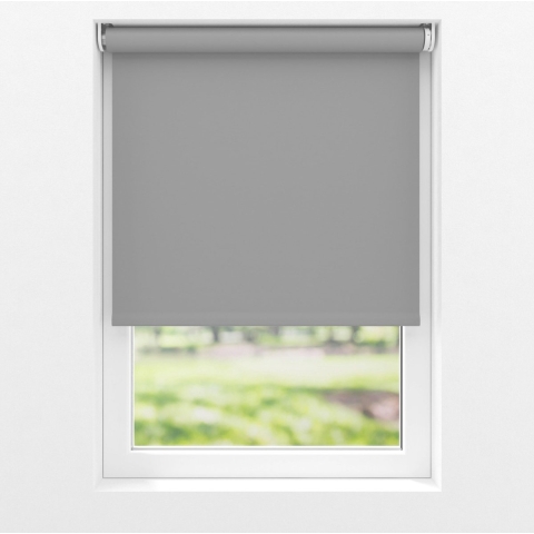 VONROC SMART BLINDS - Elektrisch rolgordijn - Uitbreiding - 60 x 190 - Grijs– Zonder afstandsbedien