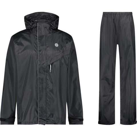 AGU Passat Regenpak Essential - Zwart - XS - Waterdicht