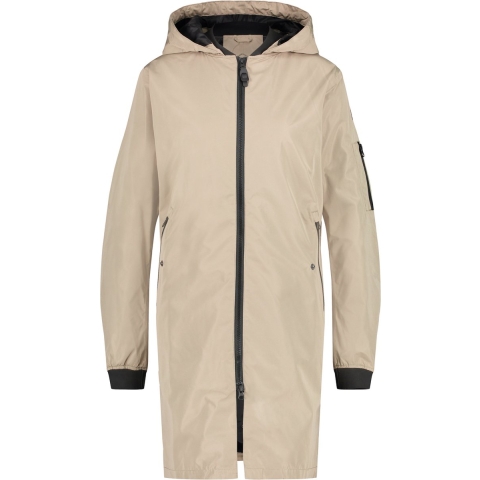 AGU Long Bomber Regenjas Urban Outdoor Dames - Cement - M - Waterdicht