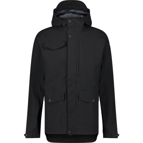 AGU Pocket Regenjas Urban Outdoor Heren - Zwart - S - Waterdicht