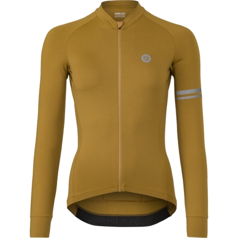 AGU Solid Fietsshirt Lange Mouwen Performance Dames - Armagnac - L