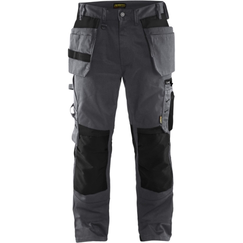 Blåkläder Werkbroek met spijkerzakken 15551860 | Medium Grijs/Zwart | Maat D84 - 7330509752760