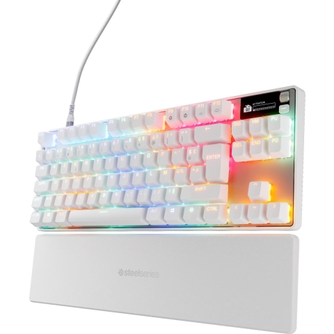SteelSeries Apex Pro TKL Gen 3 - Mechanisch Gaming Toetsenbord - OmniPoint 3.0 - Wit