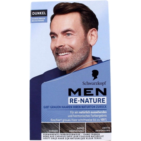 Schwarzkopf Re-Nature Cream Men Dunkelbraun - Donkerbruin