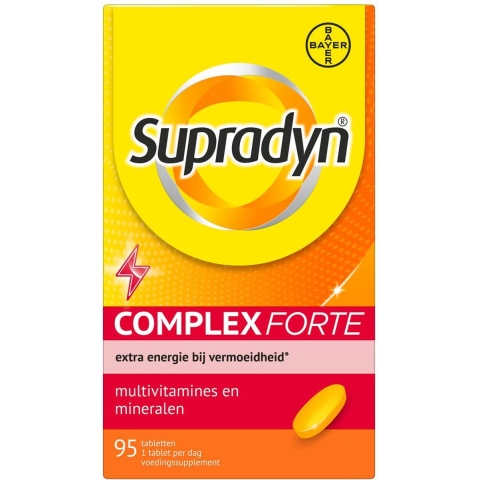Gratis Verzending: 3x Supradyn Complex Forte 95 tabletten
