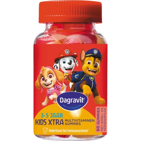 Gratis Verzending: 3x Dagravit Multivitamine Gummie Paw Patrol 60 gummies