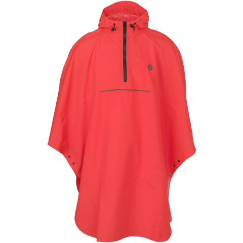 AGU GO Grant Regenponcho Essential - Rood - One-size - Waterdicht