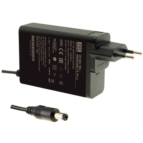 MW Mean Well NGE90E55-P1J Stekkernetvoeding, vaste spanning 55 V/DC 90.2 W