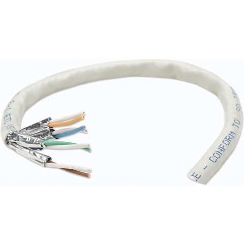 Intellinet 341165 Installatiekabel CAT 6A S/FTP Grijs 305 m