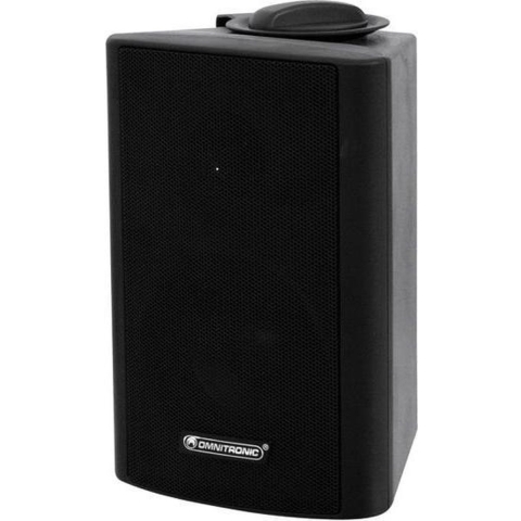 Omnitronic WP-4S PA-wandluidspreker 20 W Zwart 1 stuk(s)