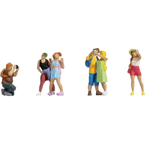 NOCH 45473 TT Toeristen figuren Geverfd, Staand