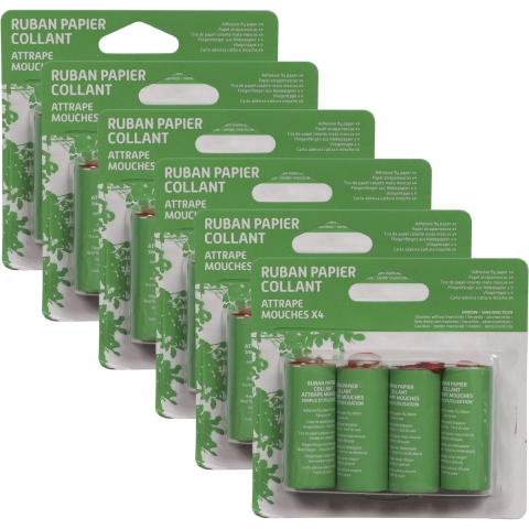 Luance Vliegenvanger - 24x stuks - plakstrips - insectenbestrijding - vliegen vangen -