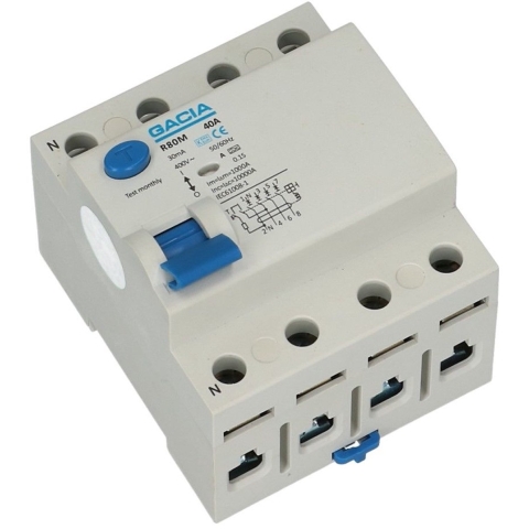 Aardlekschakelaar 63A 300mA 4p GACIA - 4517793