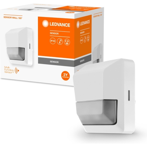 LEDVANCE 4058075244771 Bewegingsmelder Opbouw (op muur) 110 ° Wit IP55