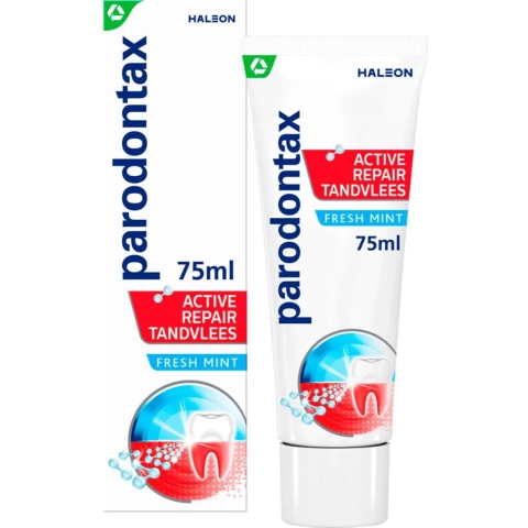 3x Parodontax Tandpasta Active Repair Tandvlees Fresh Mint 75 ml