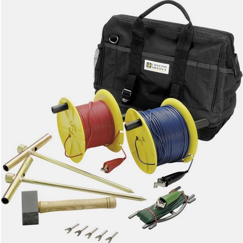 Chauvin Arnoux P01102021 Grondpenset Toebehorende aardingsmeting 2 aarding(50m) 1 stuk(s)