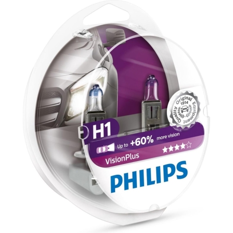 Philips Automotive 36322728 Halogeenlamp VisionPlus H1 55 W 12 V