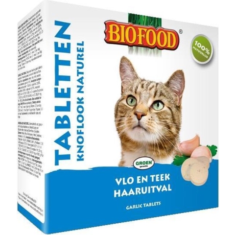 Biofood Kattensnoepjes Anti-Vlo - Naturel - 100 St