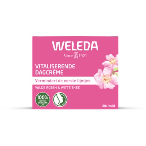 3x WELEDA Wilde Rozen&Witte Thee Vitaliserende Dagcrème 40 ml