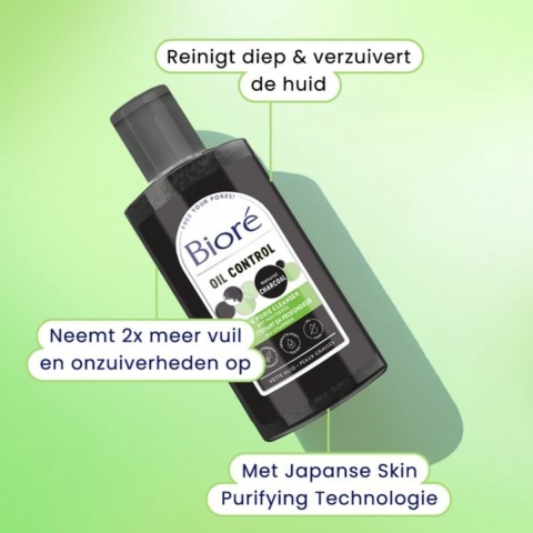 24x Bioré Houtskool Diepe porie cleanser 200 ml