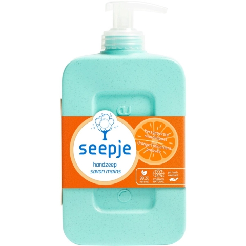 8x Seepje Handzeep Versgeperste Sinaasappel Geur 300 ml