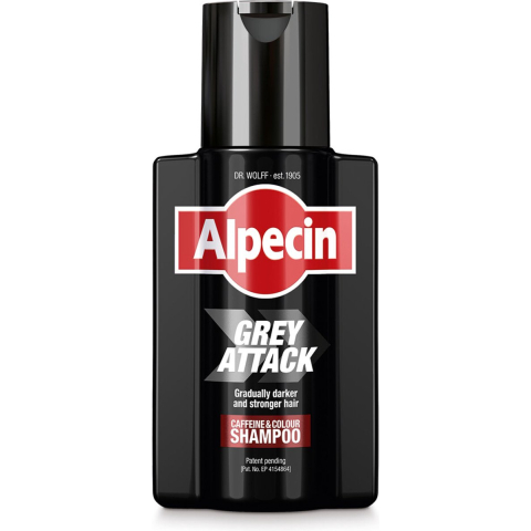 3x Alpecin Shampoo Grey Attack 200 ml
