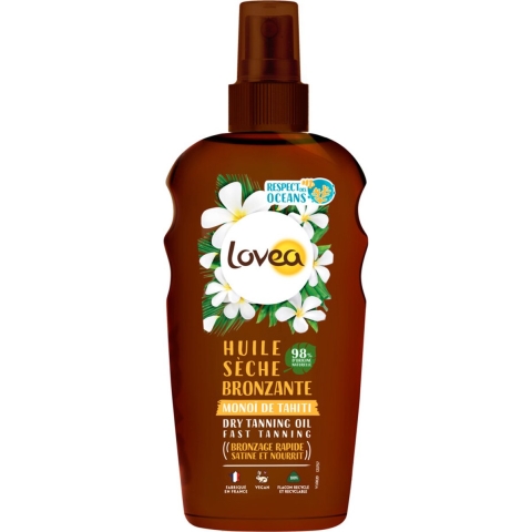 6x Lovea Sun Dry Oil Spray Bronzing Zelfbruiner 150 ml