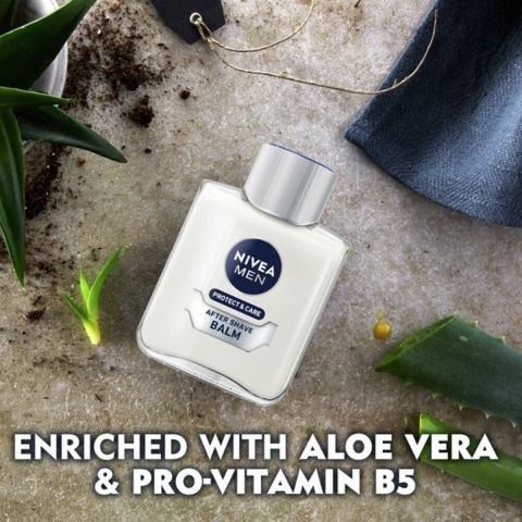 3x Nivea Men Aftershave Balsem Protect&Care 100 ml