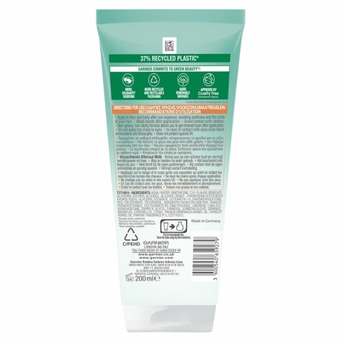 3x Garnier Ambre Solaire Aftersun Melk met Zelfbruiner 200 ml