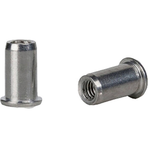 Gesipa Blindklinkmoer | klinknagelschacht d x l 9 x 18 mm M6 | staal | 25 stuks - 1464839 1464839