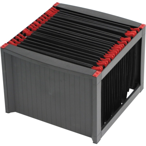 Helit Hangmappendoos H6110092 H6110092 Zwart, Rood 1 stuk(s)