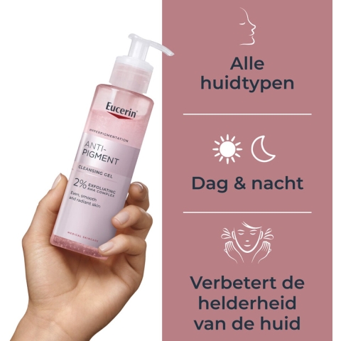 3x Eucerin Anti-Pigment Reinigingsgel 400 ml