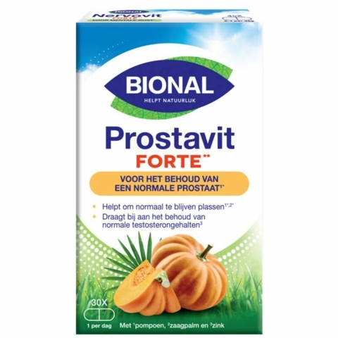 Gratis Verzending: 2x Bional Prostavit Forte 30 capsules
