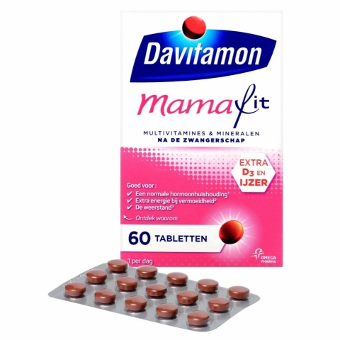 Gratis Verzending: 2x Davitamon Compleet Mama Fit 60 tabletten
