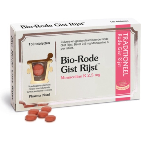 Gratis Verzending: 2x Pharma Nord Bio-Rode Gist Rijst 150 tabletten