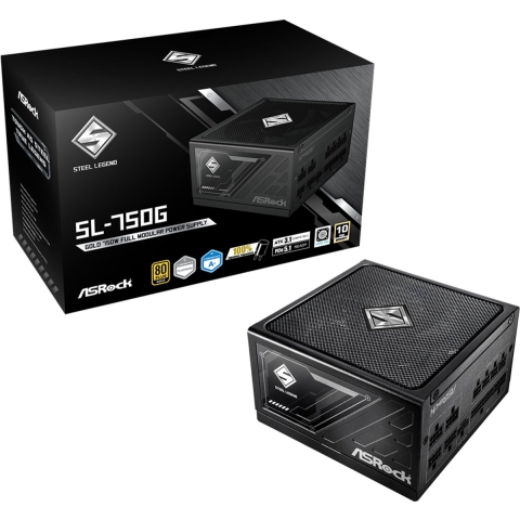 ASRock Steel Legend SL-1000G PC-netvoeding 1000 W ATX 80 Plus Gold