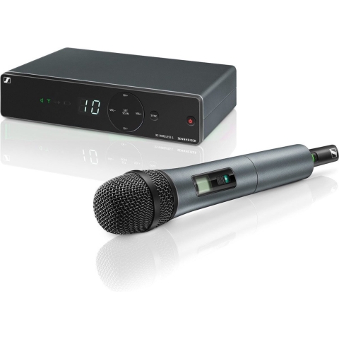 Sennheiser XSW 1-825-E Draadloze microfoonset Zendmethode:Radiografisch Incl. klem XLR Radiografisch