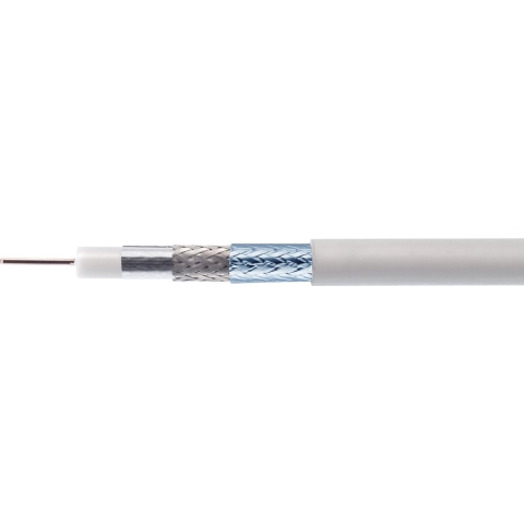 Kathrein 21510025 Coaxkabel Buitendiameter: 6.90 mm 75 Ω 120 dB Wit 100 m