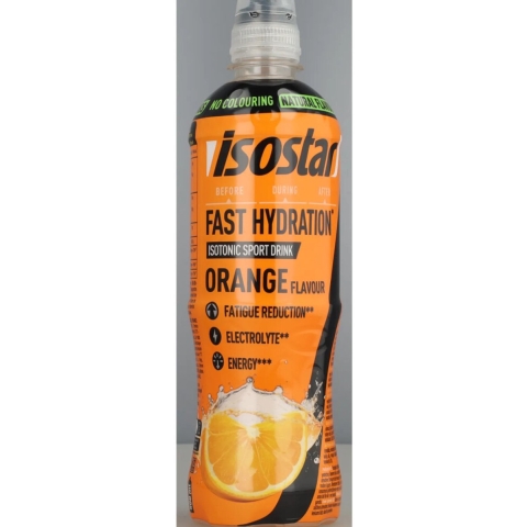 12x Isostar Fast Hydration Orange 500 ml