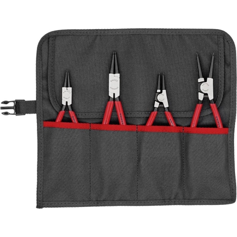 Knipex Set borgringtangen | 4-delig in roltas | 10-60 mm | 1 stuk - 00 19 56 V01 - 00 19 56 V01