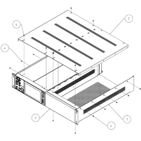 Rohde & Schwarz 3638.7813.02 HZN96 Inbouwkit 1 stuk(s)