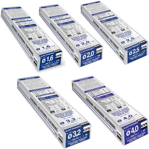 GYS Laselektrode 70 stuk(s) (Ø x l) 3.2 mm x 350 mm 115 A (max.)