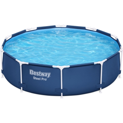 Bestway Steel Pro - Opzetzwembad Rond 305 cm - Inclusief filterpomp (1 stuk)