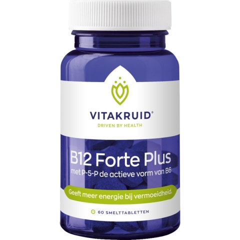 Vitakruid B12 Forte Plus 60 Voedingssuplement - smelttabletten
