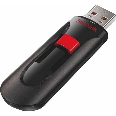 SanDisk Cruzer® Glide™ USB-stick 128 GB Zwart SDCZ60-128G-B35 USB-A 2.0
