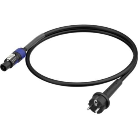 Neutrik 1036412 Aansluitkabel Stroom Zwart 1.5 m