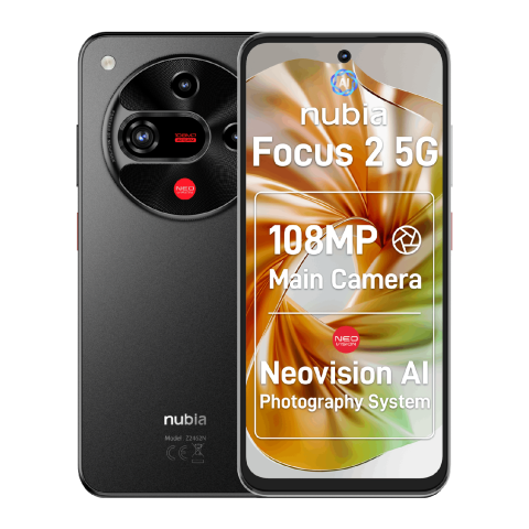 Zte Nubia Focus 2 5g 8gb Ram + 256 Gb Rom Zwart -