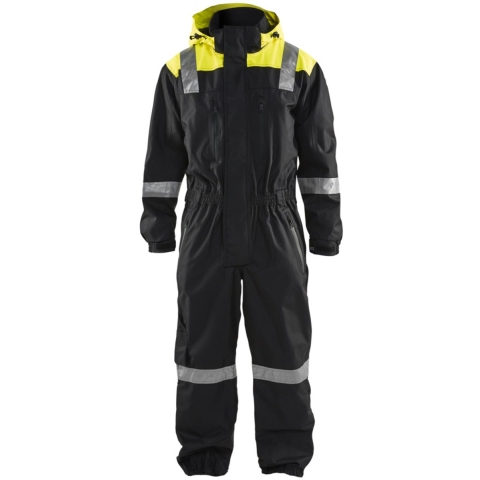 Blåkläder Shell overall 67861977 | Zwart/High-Vis Geel | Maat 54 - 7330509423738
