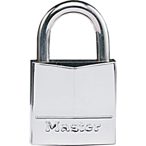 Masterlock 30mm - 17mm stainless steel shackle, 5mm diam. - double locking - 4-pi - 639EURD