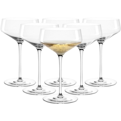Leonardo Champagneglazen Coupe Puccini - 350 ml - 6 Stuks